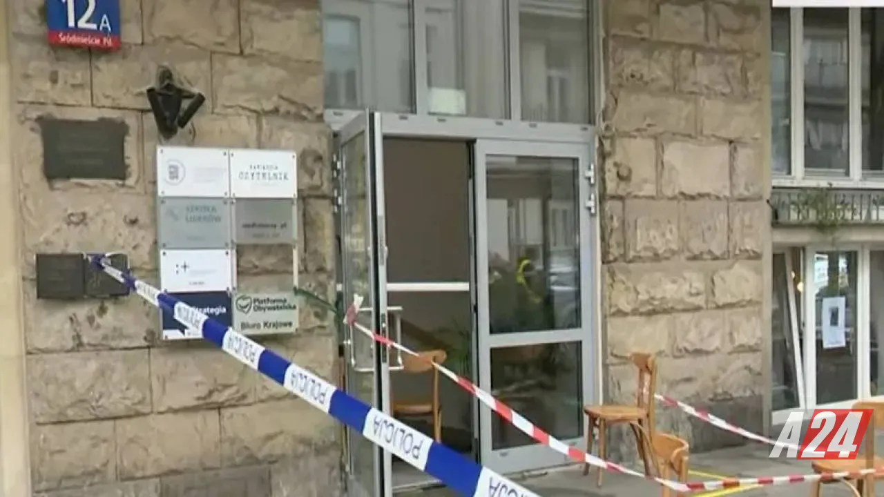 🔥 Próba podpalenia siedziby PO. Zatrzymano mężczyznę, który wcześniej groził premierowi